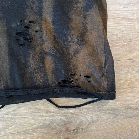 Vintage Bleach Kanye West The Life Of Pablo Quote Black Distressed Shirt Size XL - Picture 5 of 12